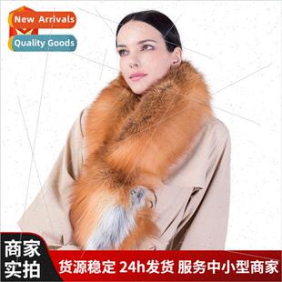 skin fox hair Winter fur whole scarf col new