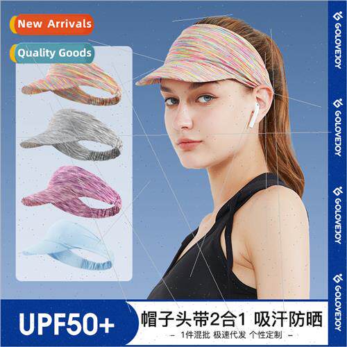 Sports headband hollow cap summer outdoor sunscreen sunscree