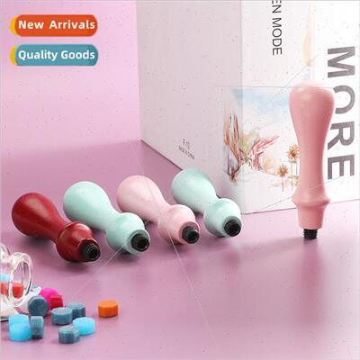 Fire Lacquer Stamp Plastic Handle Macaron Color Fire Lacquer