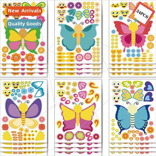 CM2303002 colorful butterfly children animation cartoon pare