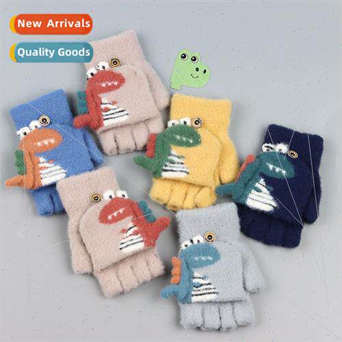 New children gloves cute cartoon warm knting winter men wome