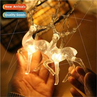 Box Deer Elk Christmas Model Battery ghts String Plum LED