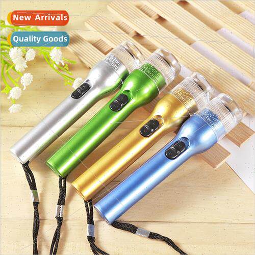 Outdoor portable plastic small flashlight household lighting