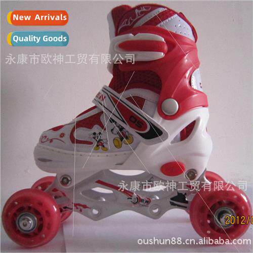 Four-wheeled double rows of multi-function roller skates/ska