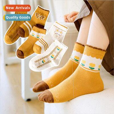 Children socks Japan breathable sweat-absorbing autumn winte
