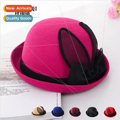 New women spring bowler hat Englwind tweed cap nd autumn win