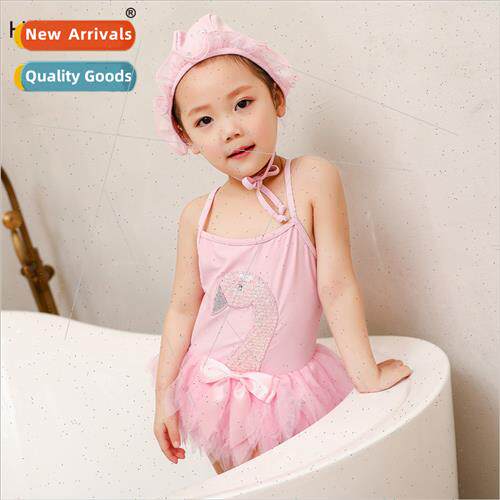 2023 Childrens swimsu girls swimsu one-piece dance su new sw