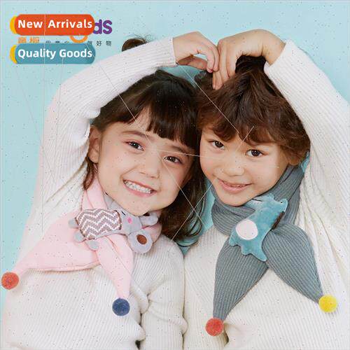 Childrens scarves fall and winter knting warm thick cotton b