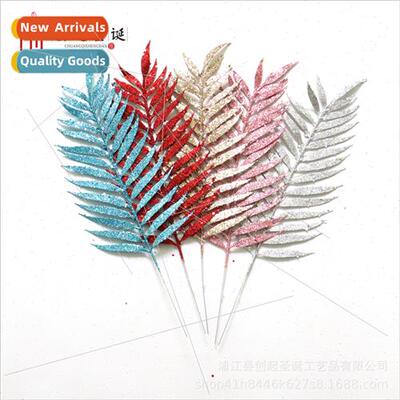 Christmas gold dust DIY leaf festival decoration simulation