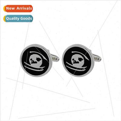 round black lacquer cufflinks fashion cufflinks French shirt