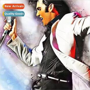 Diamond painting new DIY Elvis Presley full round diamonds h