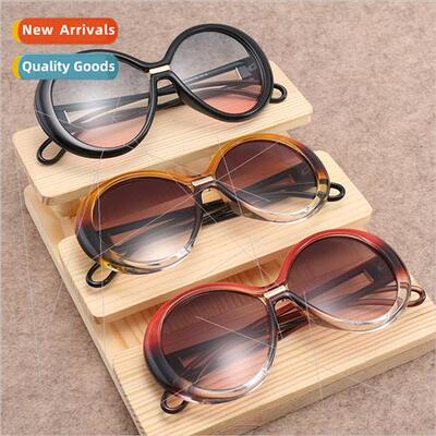 20035 new round sunglasses 2019 fashion sunglasses men women