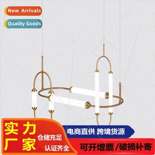 lines bedside combination creative chandelier Scandinavian