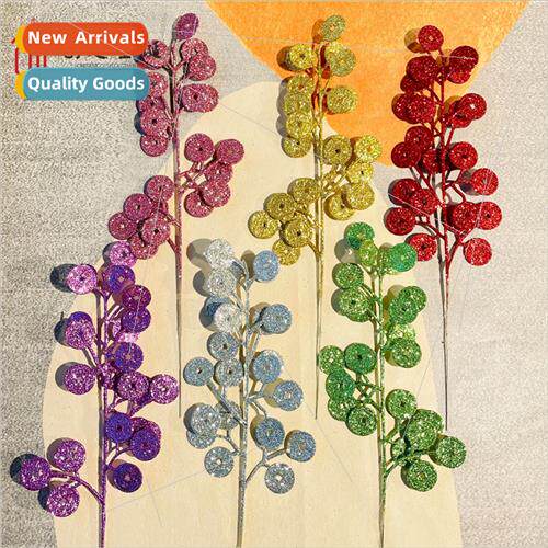 New Christmas Gold Dust Money String Leaf Festival Decoratio