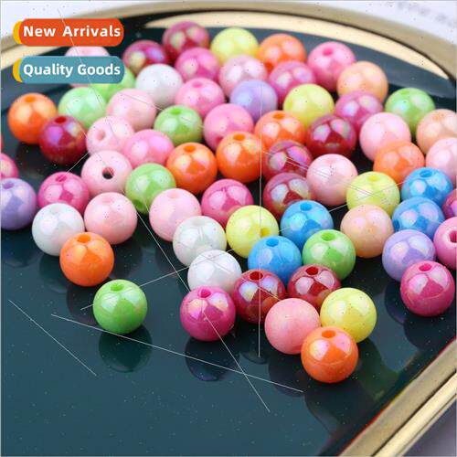 Handmade diy beading materials solid color loose beads 10mm