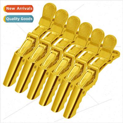 Plating crocodile clip simple hairdressing partion clip barb