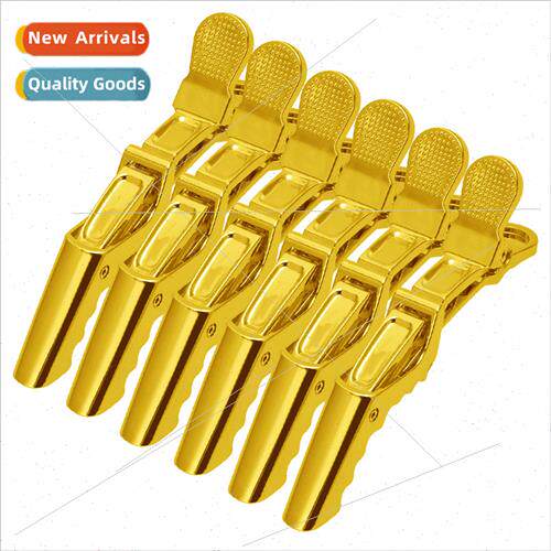 Plating crocodile clip simple hairdressing partion clip barb