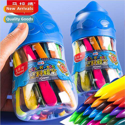 Mapeiad Crayons Children Plastic Color Box Coloring Painting