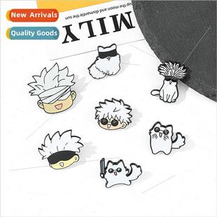 alloy back brooch Gojo war spell badge Japan Goh anime