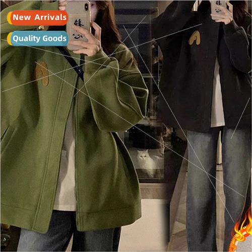 Padded baseball jacket jacket female winter senior sense chi