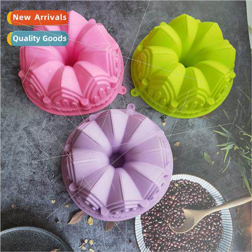 licone Castle Cake Mold 398 Chocolate Soap cake Jelly puddin