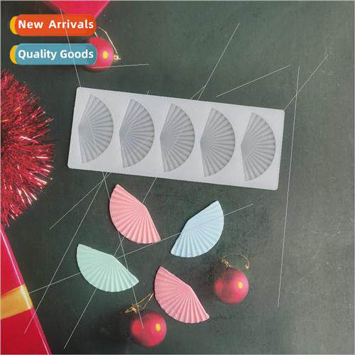 5 fan chocolate biscu mold cake mold ice cream candy silicon