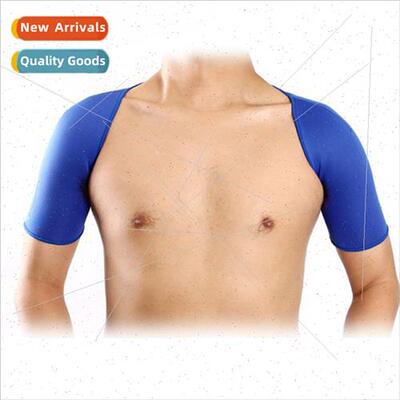 Warm fness sports shoulder pads middle-aged elderly men barb