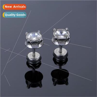 Korea new nd casting four claws round zirconia tanium steel
