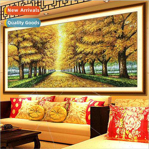 5d printed cross stch new modern Chinese living room large g
