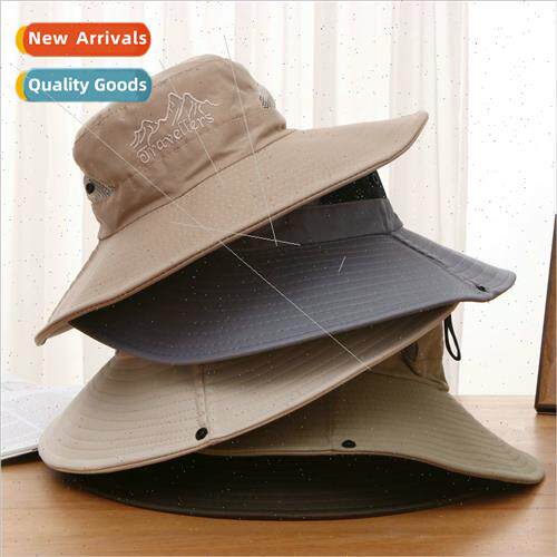 A color embroidery fisherman hat spring summer full cloth ne