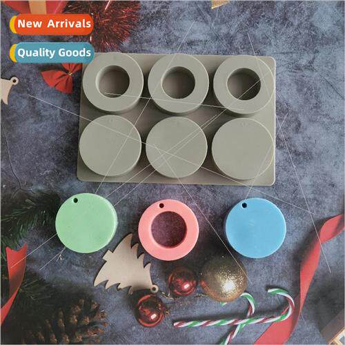 6 Circle Aromatherapy Soap 529 Chocolate Biscu Mold Cake Mol