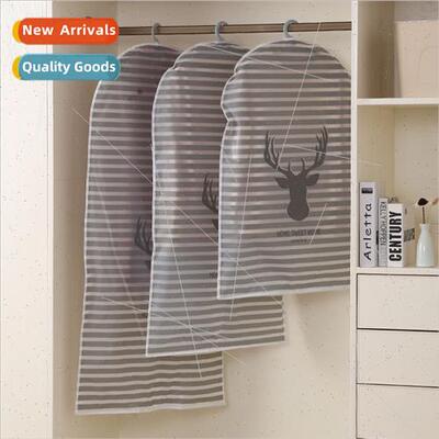 Clothing dust bag home cartoon clothes dust cover closet coa