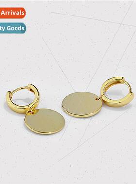 S925 silver earrings female Europe cold wind fashion retro s