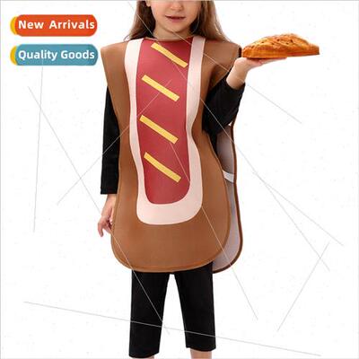 Christmas new childrens bread jumpsu hot dog sausage role-pl