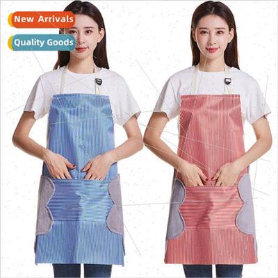 HWipe Apron WaterproOil Resistant Apron Enlarged Pocket Port