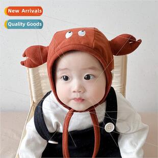 hat fall protection Korea infan ear baby warm ins winter