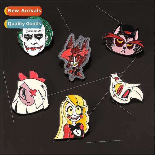 Cartoon animation  slett clown HazbinHotel hell demon inn br