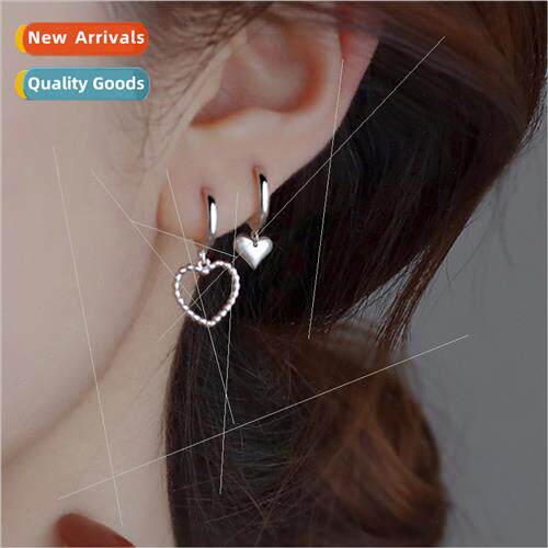 che ear buckle earrings short fashion hollow asymmetric love