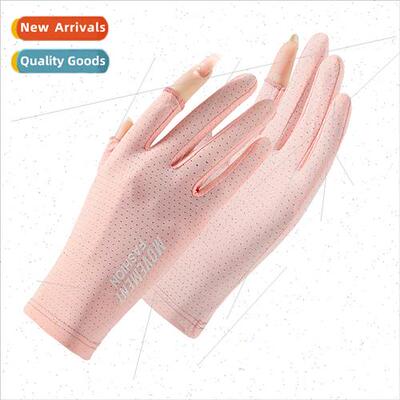 Sunscreen gloves female spring and summer anti-ultraviolet q