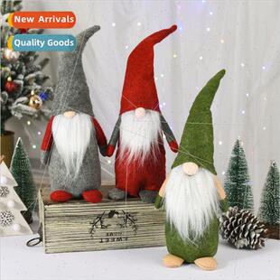 faceless decorations old man posture New standing Christmas