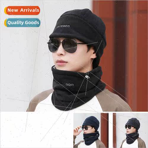Woolen knted hat men fall winter padded warm winter cycling