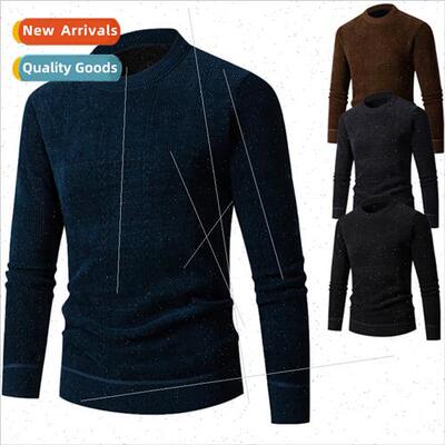 Autumn winter new sweater men Slim round neck men sweater kn