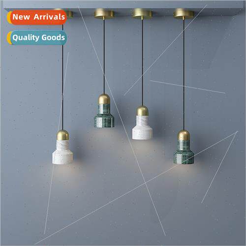 Scandinavian dining room lights modern simple natural marble