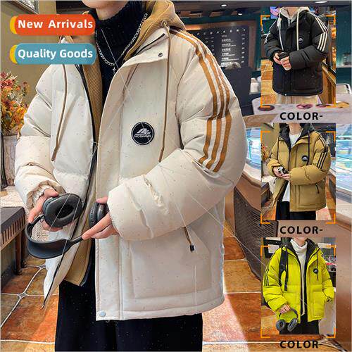 Fake twoPCS men cotton clothes winter tide youth new hooded