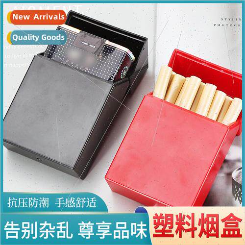 ABS Plastic Cigarette Case Solid Color Flip Flop Thick 20 An