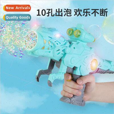 Multi Hole Dinosaur Bubble Gun Toys Gatling Angel Bubble Mac