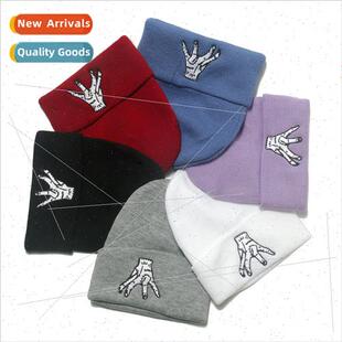 Addams men women Cold head Wednesday knted warm cap