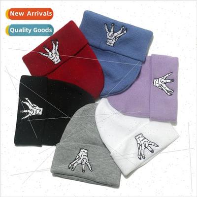 Cold cap Wednesday Addams men women knted cap head warm cap