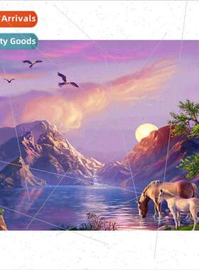 New hand-applied full diamond living room small decorative p