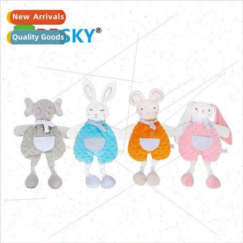 Cute cartoon animal bunny soothing doll can be chewed soothi